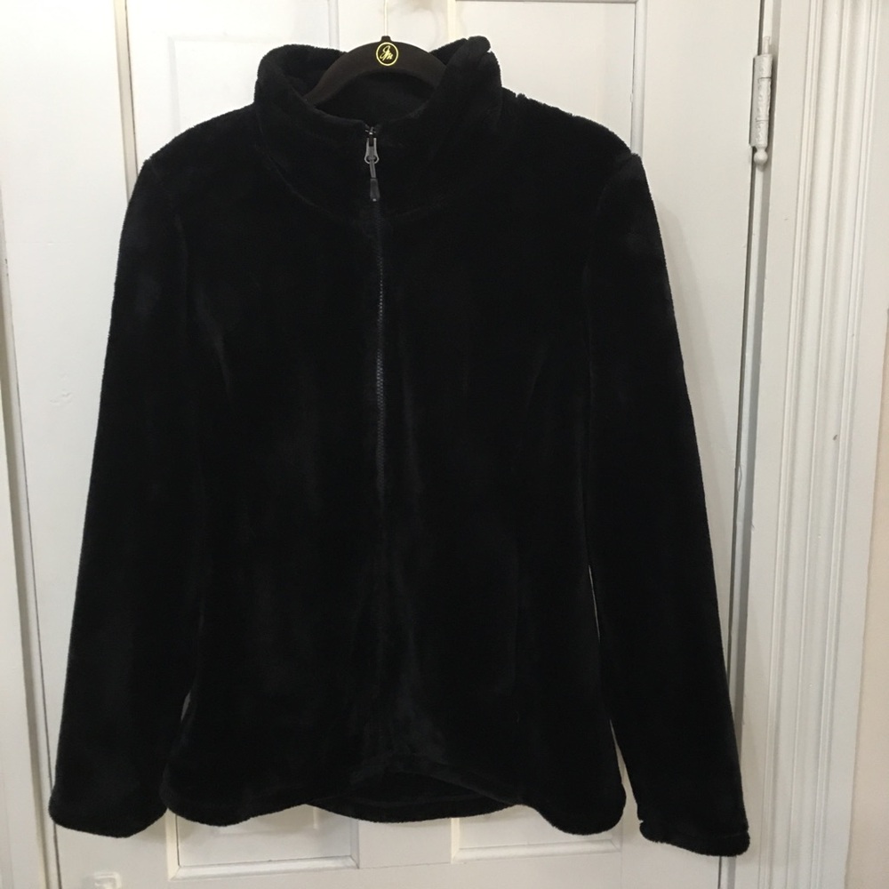 32 Degrees Women's Black Teddy Jacket